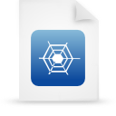  blue document file g13494 paper icon 