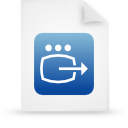  blue document file g14246 paper icon 