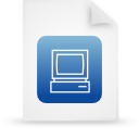  blue document file g14302 paper icon 