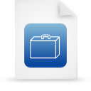  blue document file g14339 paper icon 
