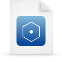  blue document file g14616 paper icon 