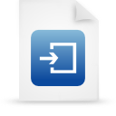  blue document file g14959 paper icon 