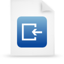  blue document file g14987 paper icon 