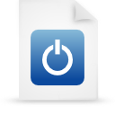  blue document file g38420 paper icon 