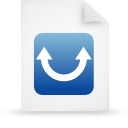 blue document file g9746 paper icon 