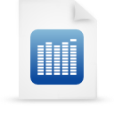  blue document file g9845 paper icon 