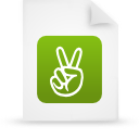  document file g13564 green paper icon 