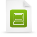  document file g14302 green paper icon 