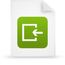  документ файл г зеленый бумага значок 