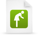  document file g16123 green paper icon 