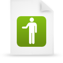  document file g16139 green paper icon 