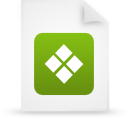  document file g38359 green paper icon 