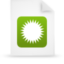  document file g9692 green paper icon 