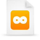  document file g11788 orange paper icon 