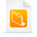  document file g11856 orange paper icon 