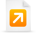  document file g12771 orange paper icon 