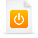  document file g12932 orange paper icon 