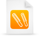  document file g12946 orange paper icon 