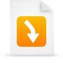  document file g13460 orange paper icon 