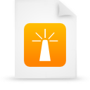  document file g14362 orange paper icon 