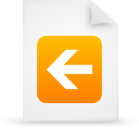  document file g14808 orange paper icon 