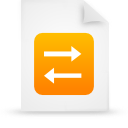  document file g14852 orange paper icon 
