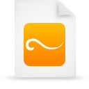  document file g15030 orange paper icon 