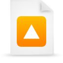  document file g20814 orange paper icon 