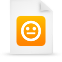  document file g21299 orange paper icon 
