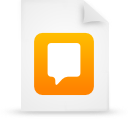  document file g21743 orange paper icon 