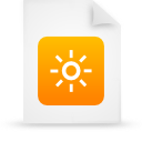  document file g37836 orange paper icon 