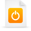  document file g38420 orange paper icon 