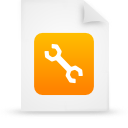  document file g38991 orange paper icon 