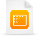  document file g9539 orange paper icon 