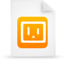  document file g9590 orange paper icon 