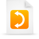 document file g9854 orange paper icon 