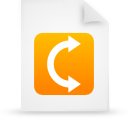  document file g9908 orange paper icon 