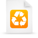  document file g9937 orange paper icon 