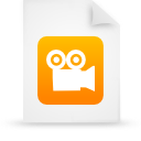  document file g9948 orange paper icon 