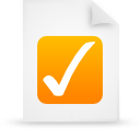  document file g9959 orange paper icon 