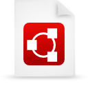  document file g11834 paper red icon 