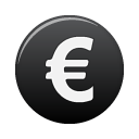  currency black euro 