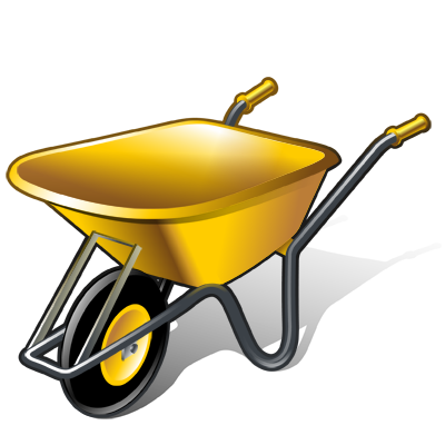  wheelbarrow icon 