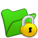  folder green locked 