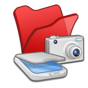  folder red scanners & cameras 