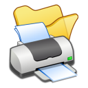  folder yellow printer 