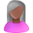  user female black pink grey 