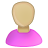  пользователя женщина оливковый розовый лысый 