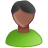  user male black green black 