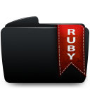  folder black RUBY 